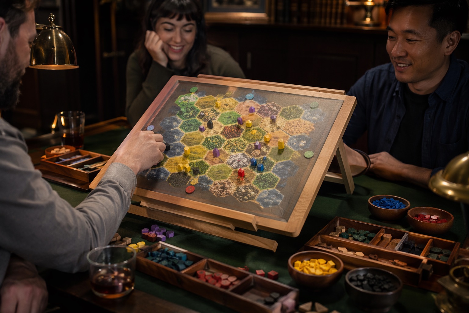 Foldable Game Board Easel view 2